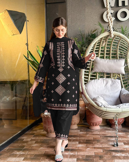 Eid 2026 Arrival Heavy Sequence Embroidered 3PCs