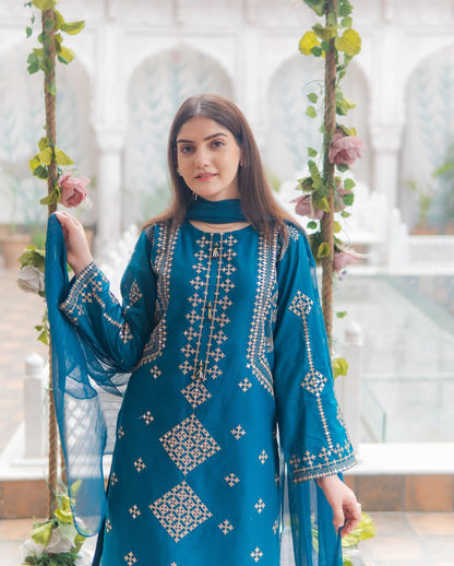 Eid 2026 Arrival Heavy Sequence Embroidered 3PCs