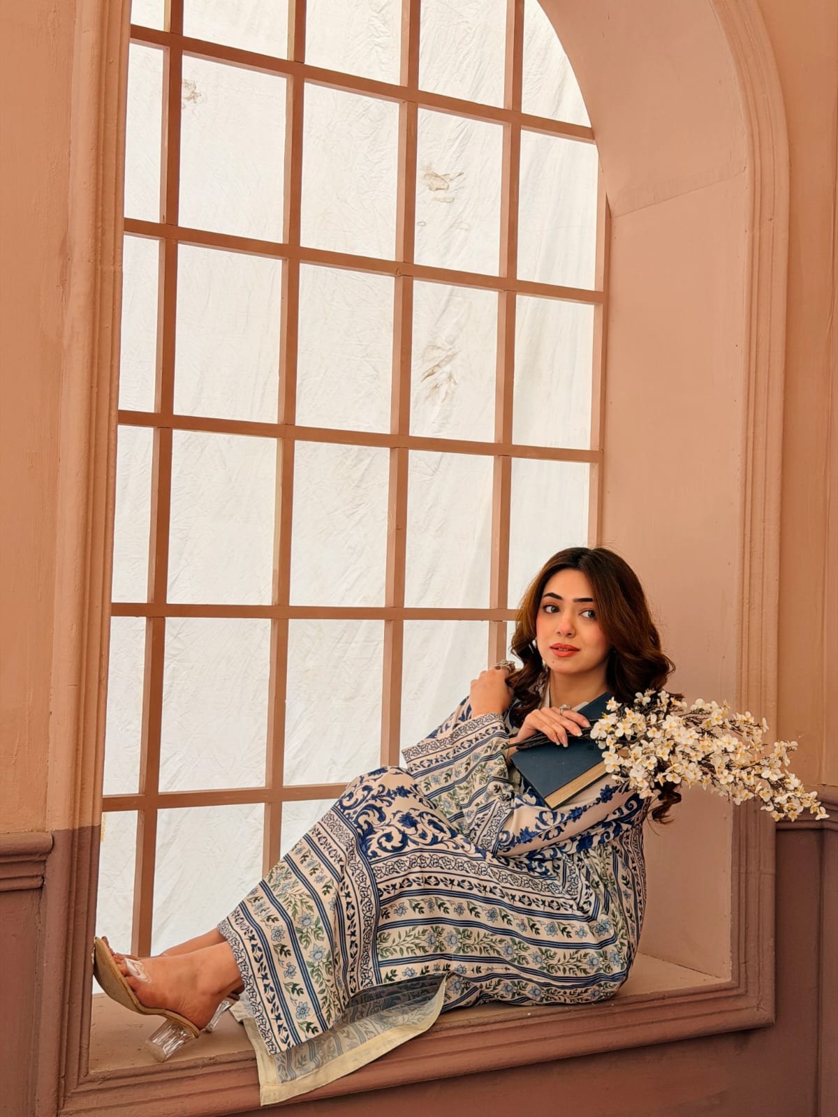 Aiza Kaftaan – Printed 2-Piece Dress