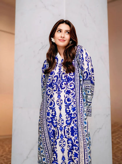 Aiza Kaftaan – Printed 2-Piece Dress