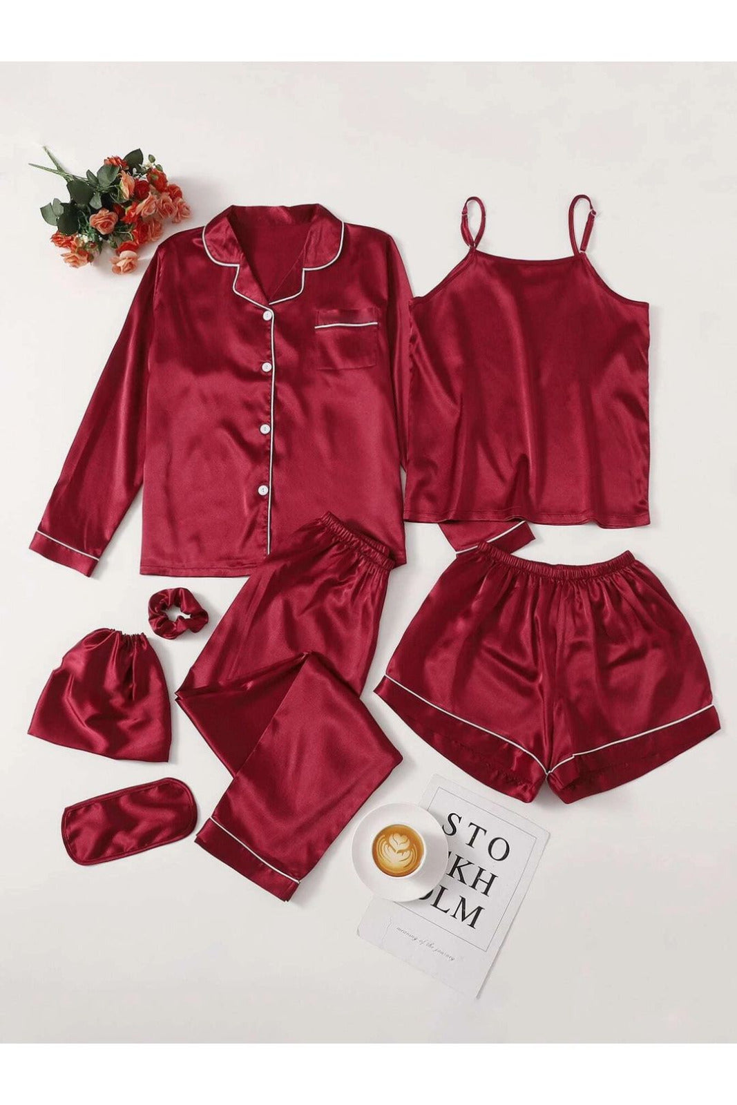 7PCs Girls Night Dress
